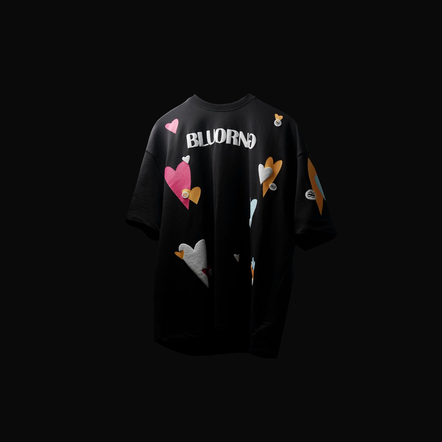 BLACK HEART ON MY SLEEVE T-SHIRT