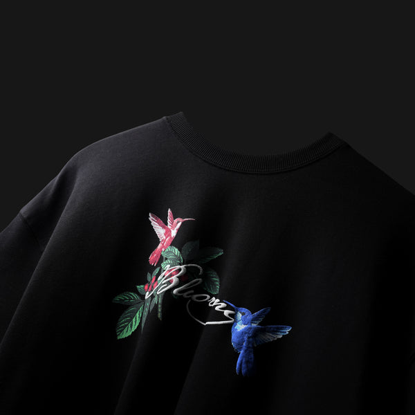 black-premium-oversized-hummingbird-tshirt