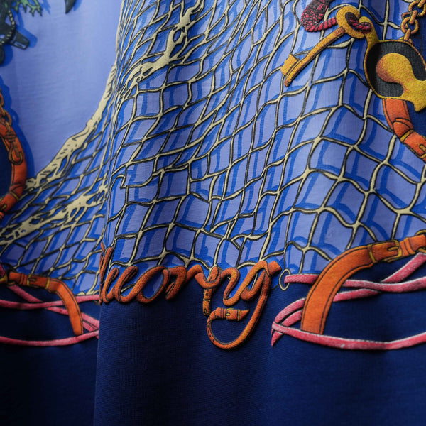 COBALT BLU CATCH T-SHIRT  - Luxury T-Shirt