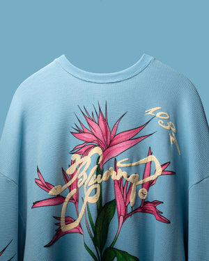 Aqua Bird Of Paradise Full Sleeve T-Shirt
