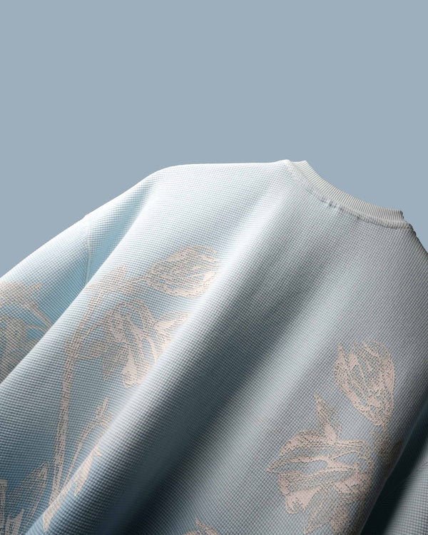 Blu Ombre Floral T-Shirt