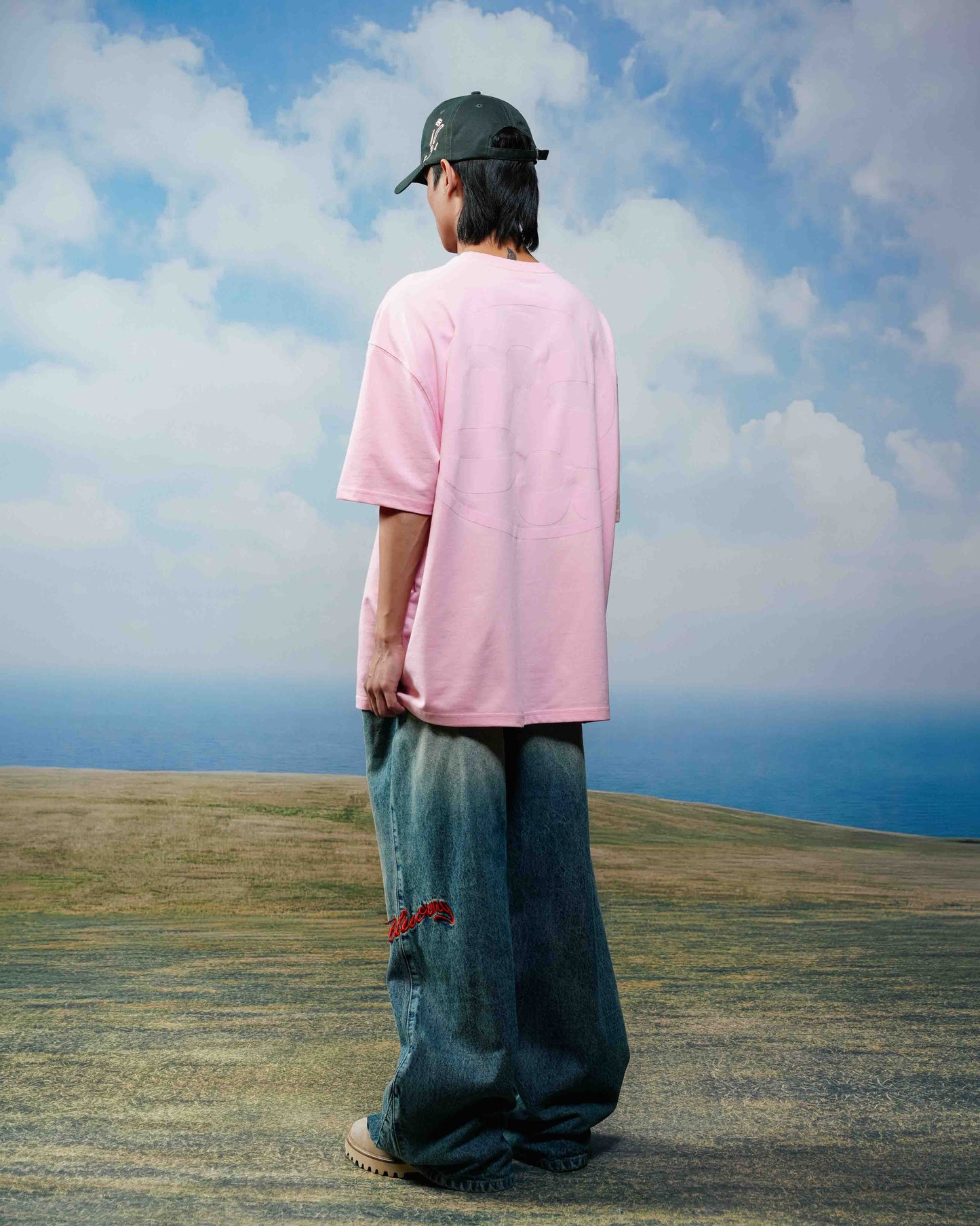 Premium pink oversized t-shirt