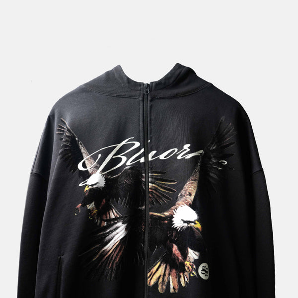 Claw Stoop Zipper Hoodie