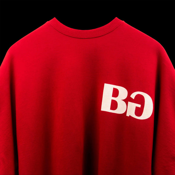 unisex red oversized t-shirt