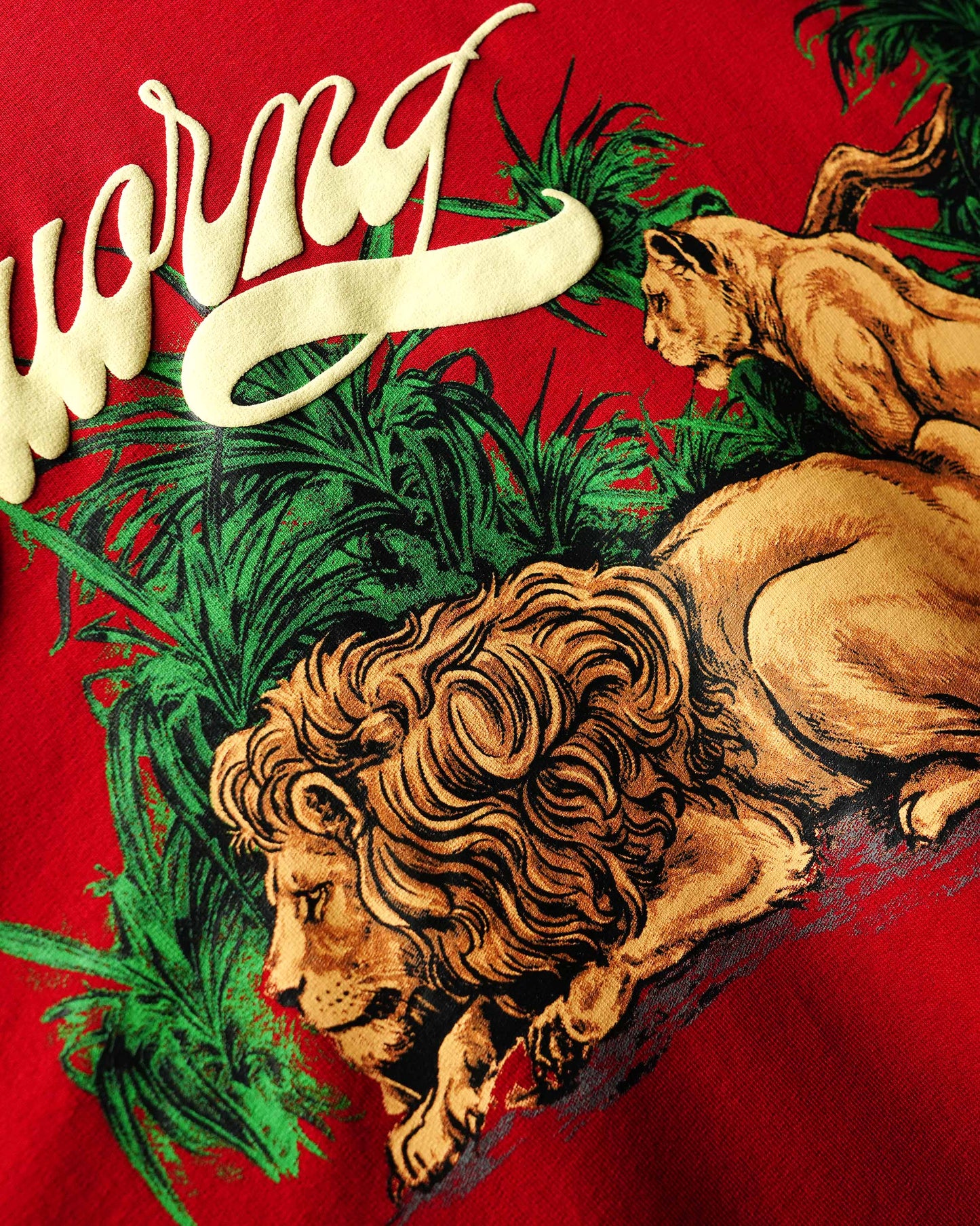 Red oversized Savanna T-Shirt