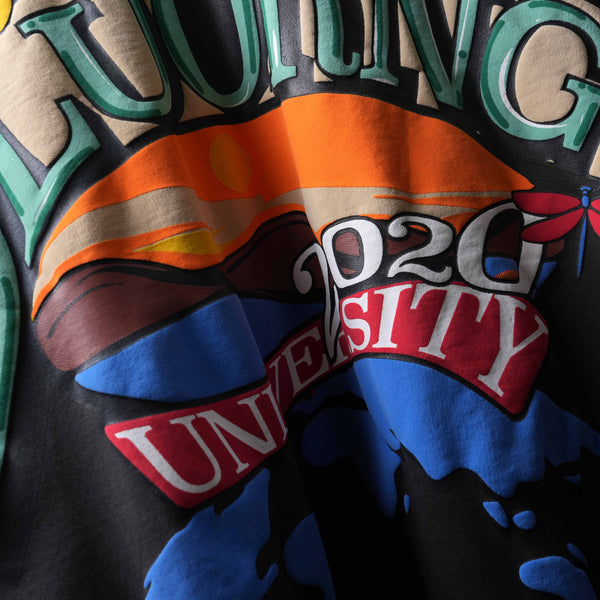 BG UNI Grey Puff Screen Print T-Shirt