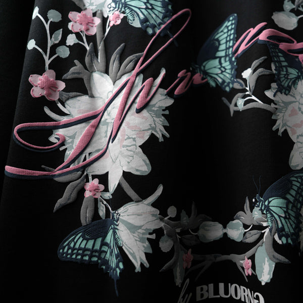 Black Fresh Threads HD Print T-Shirt