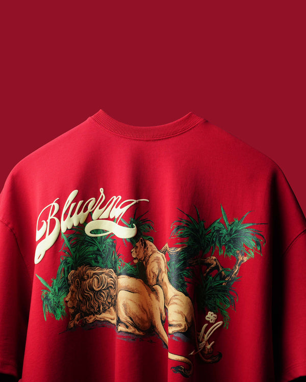 Savanna red oversized t-shirt