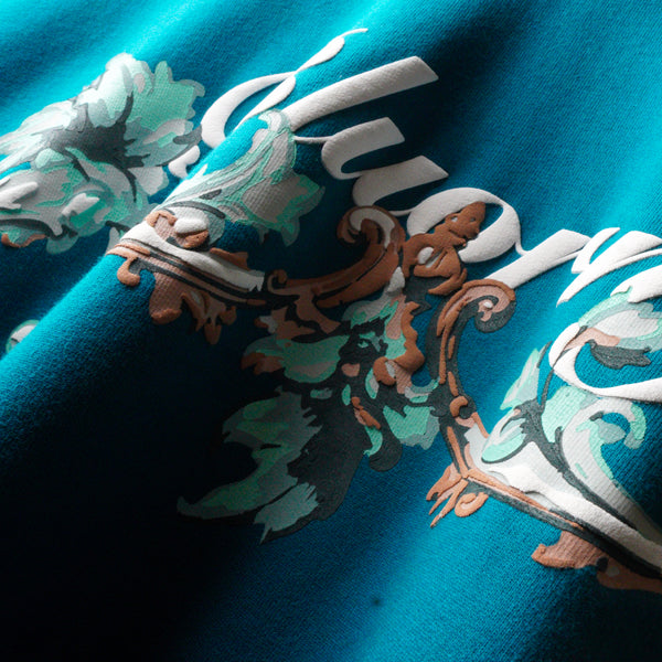 TEAL FLAMBOYANT T-SHIRT - LUXURY STREETWEAR FASHION