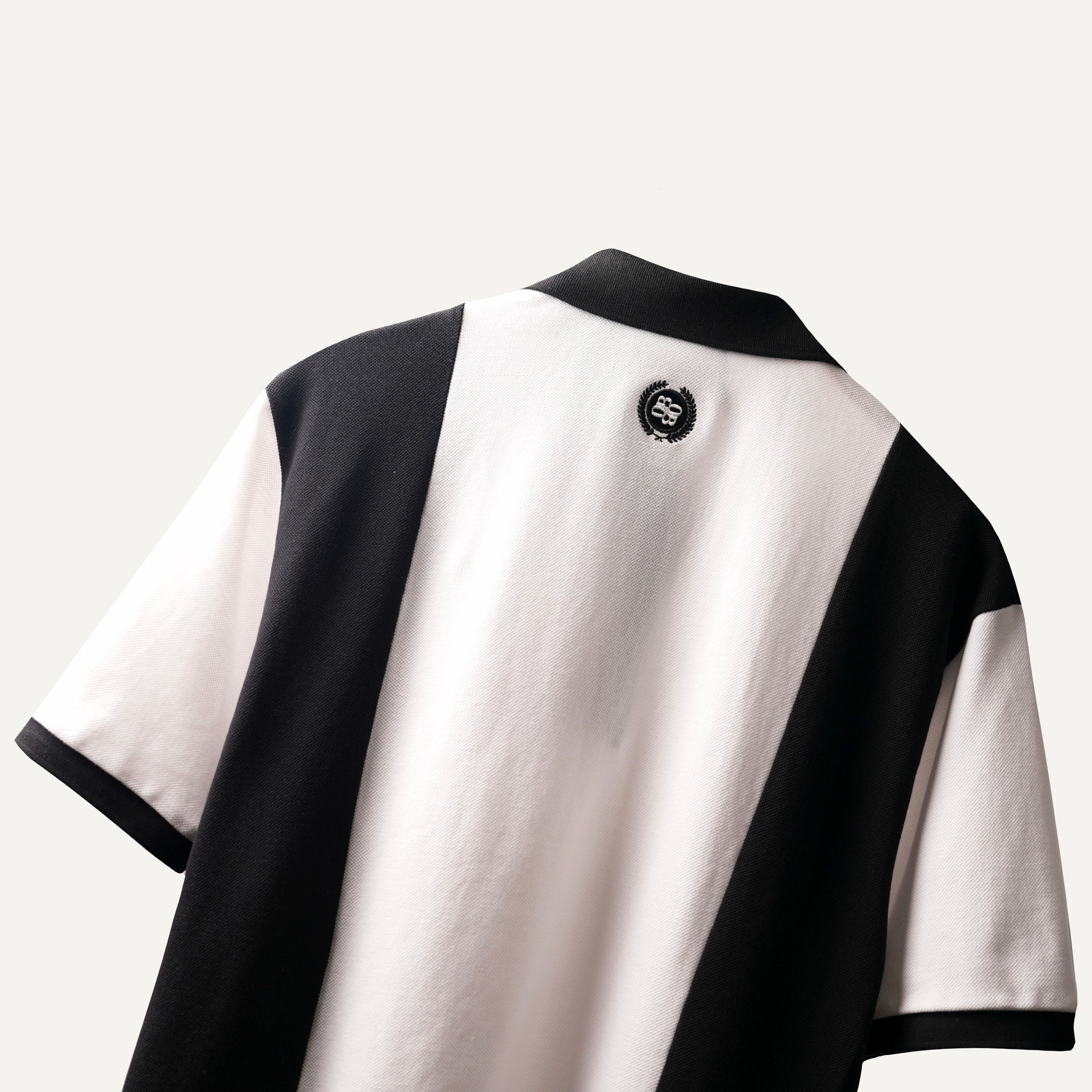Black White Polo T-Shirt