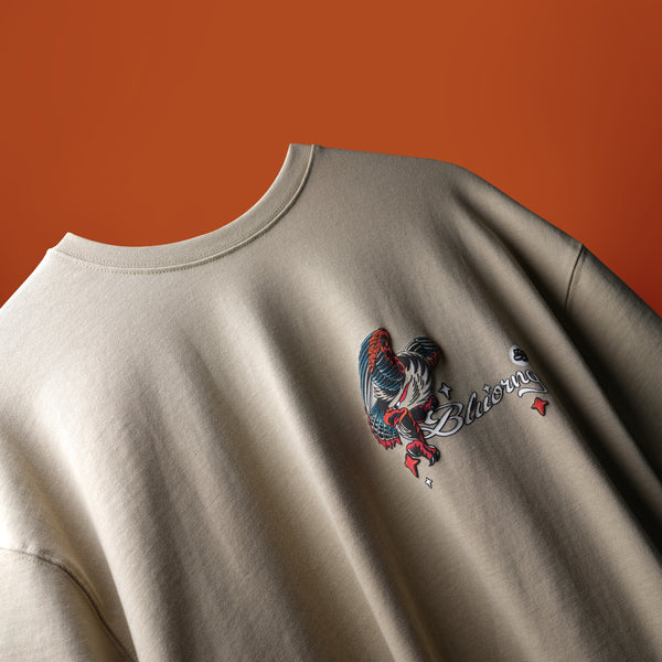 Eagle Cry Half Sleeve T-Shirt