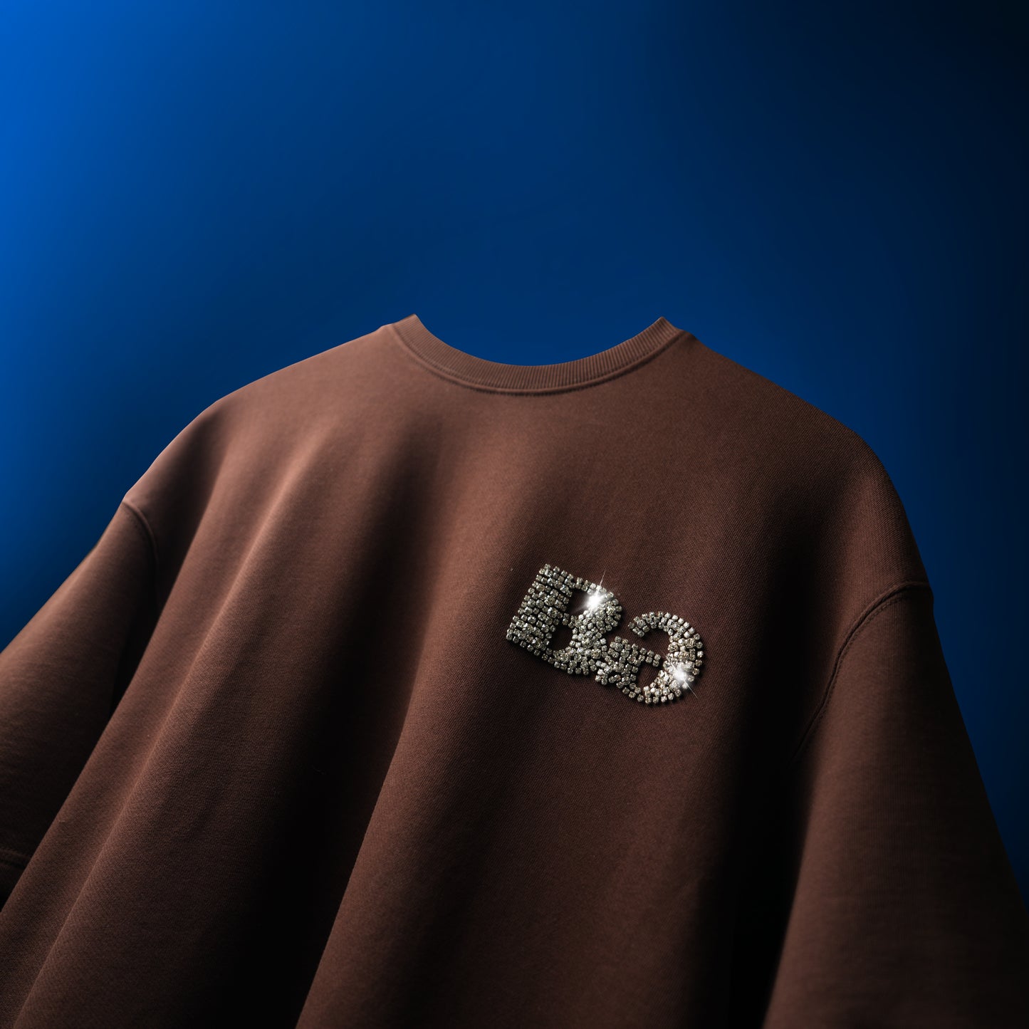 BROWN CRYSTAL T-SHIRT