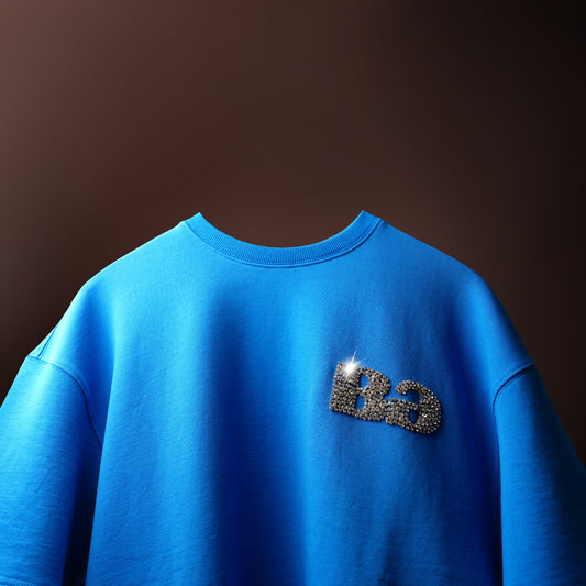 ROYAL BLUE CRYSTAL T-SHIRT