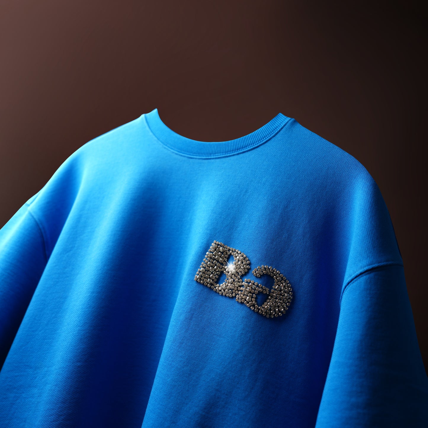 ROYAL BLUE CRYSTAL T-SHIRT