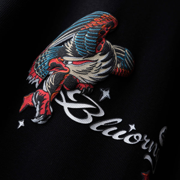 Black Eagle Cry Printed T-shirt