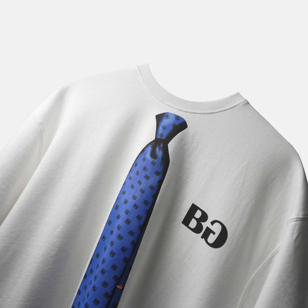 BASIC WHITE OFFICE T-SHIRT - Oversized T-Shirt