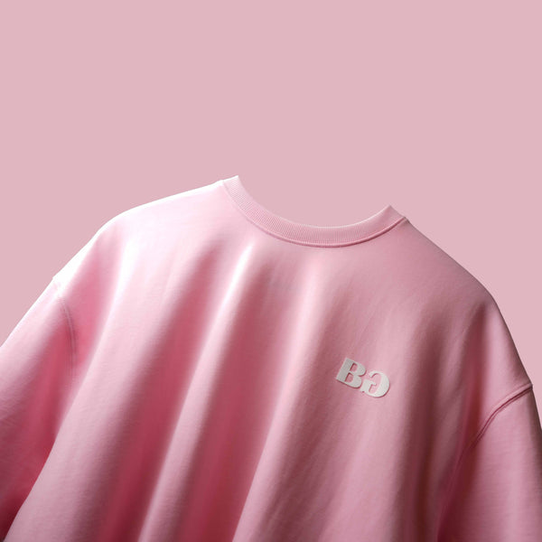 Premium pink oversized tee soft breathable cotton staple