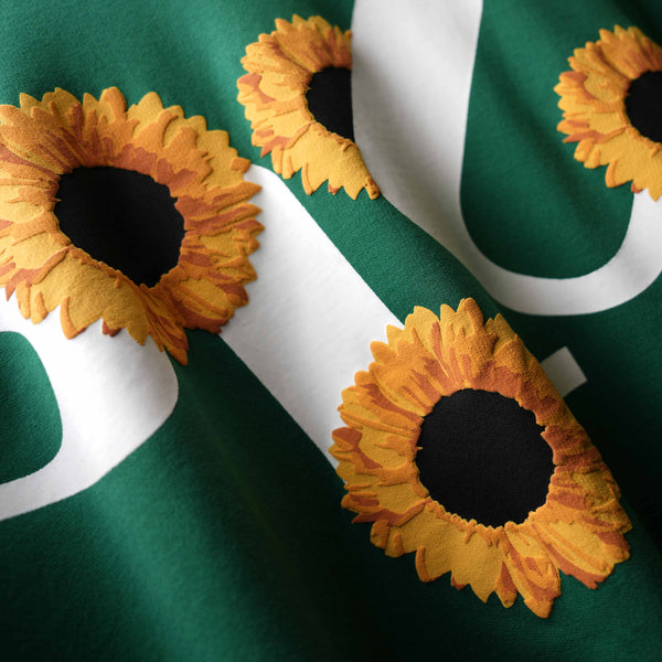 Green Sunflower Relaxed Fit T-Shirt