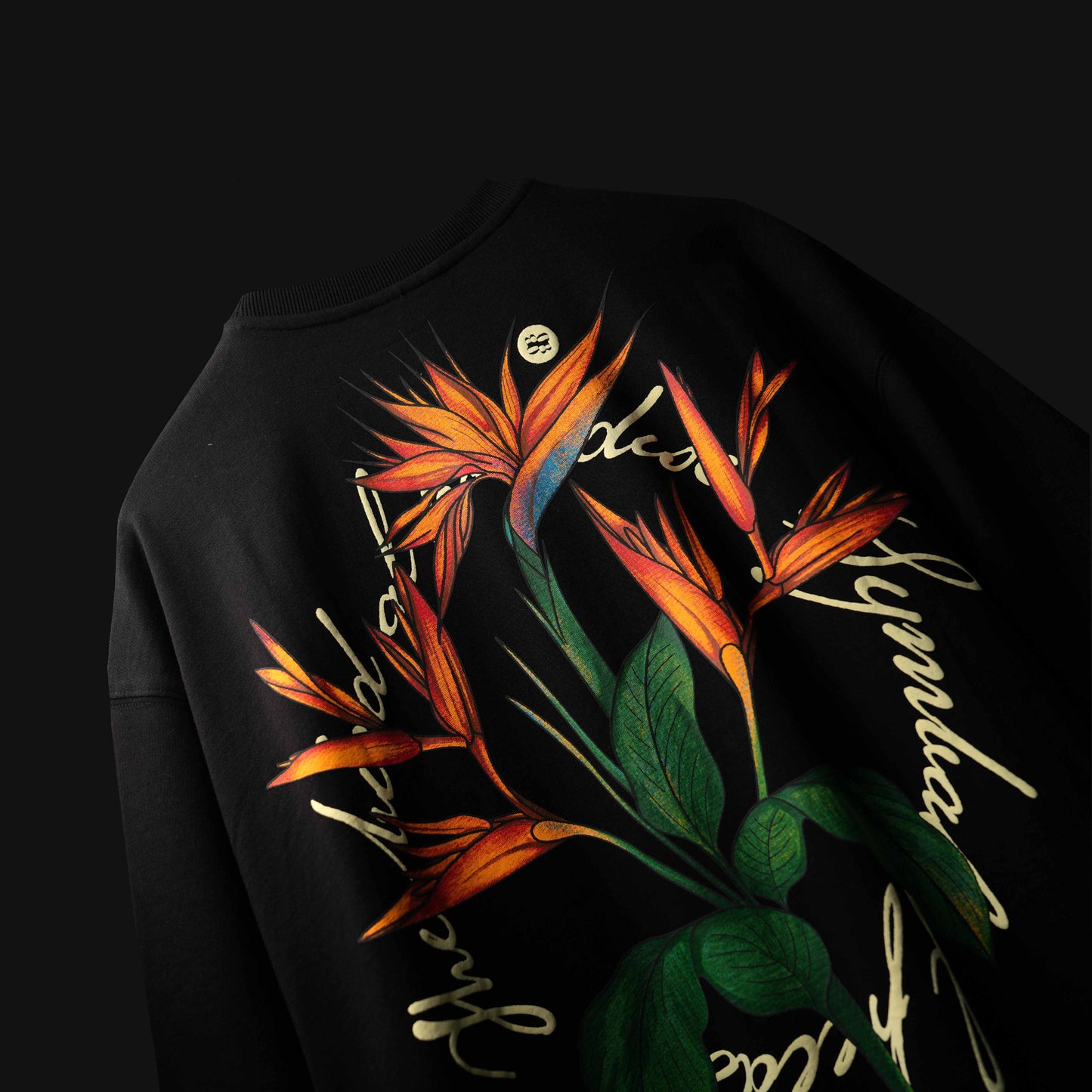 BLACK BIRD OF PARADISE T-SHIRT