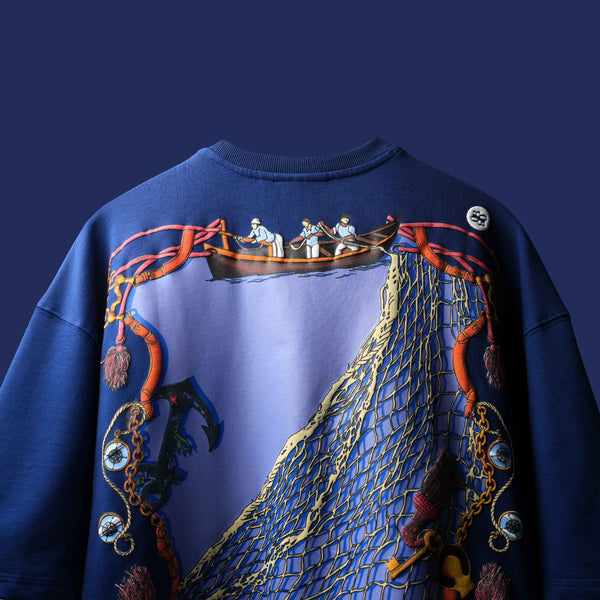 COBALT BLU CATCH T-SHIRT - Premium  Blue T-Shirt