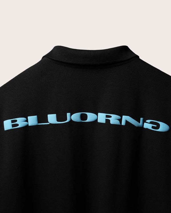 Black Basic Polo T-Shirt