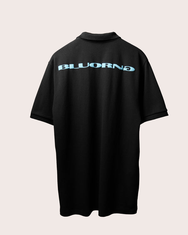 Black Basic Polo T-Shirt