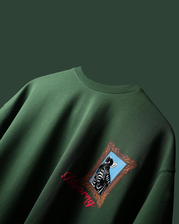 Bottle Green Striper Society T-Shirt