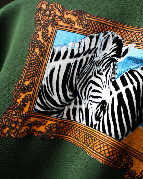 Bottle Green Striper Society T-Shirt