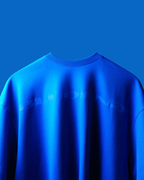 Basic blue oversized t shirt