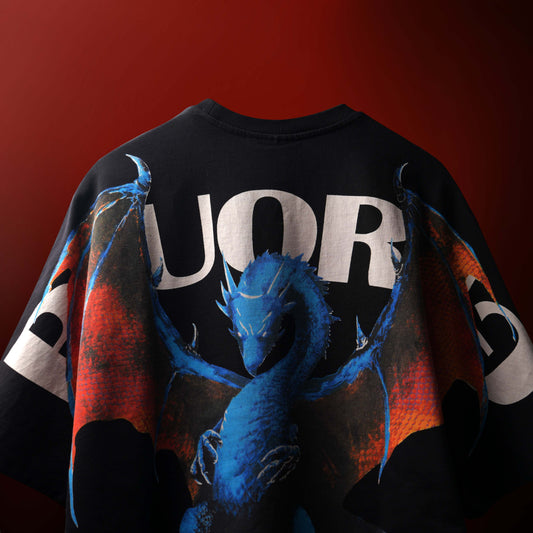 BLACK SHENRON T-SHIRT