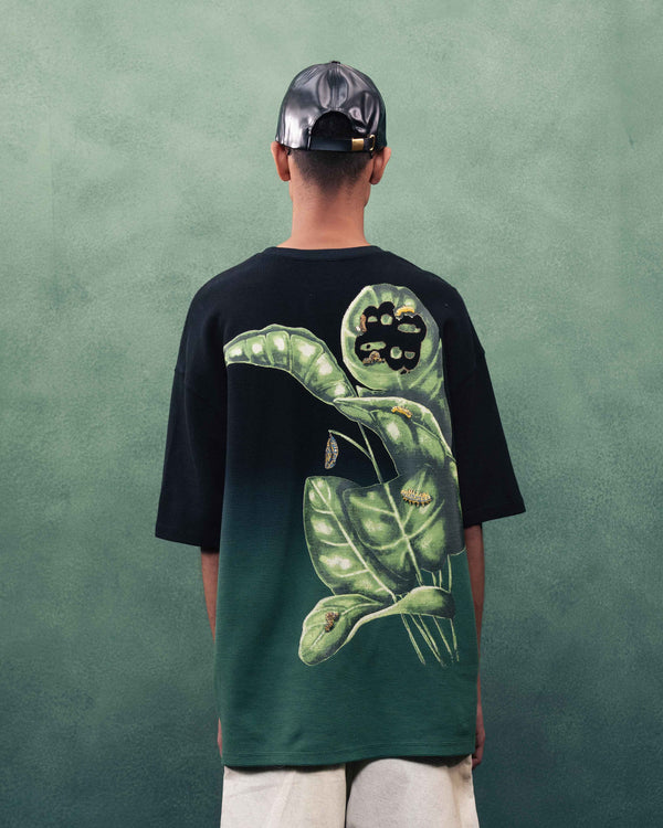 Fade Flora ombre T-Shirt
