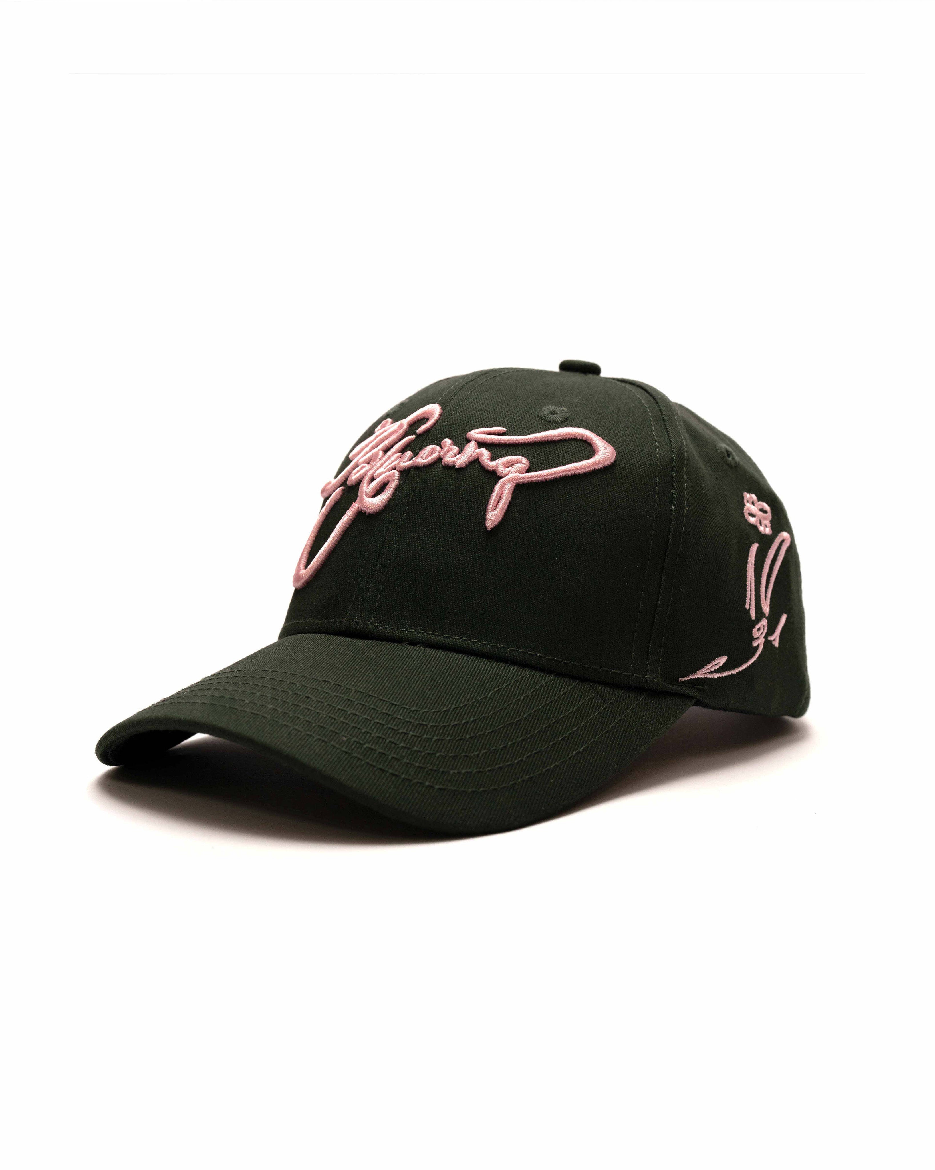 Olive and Rose Cap - Buy Premium Cotton Olive Cap With Adjustable Band ...