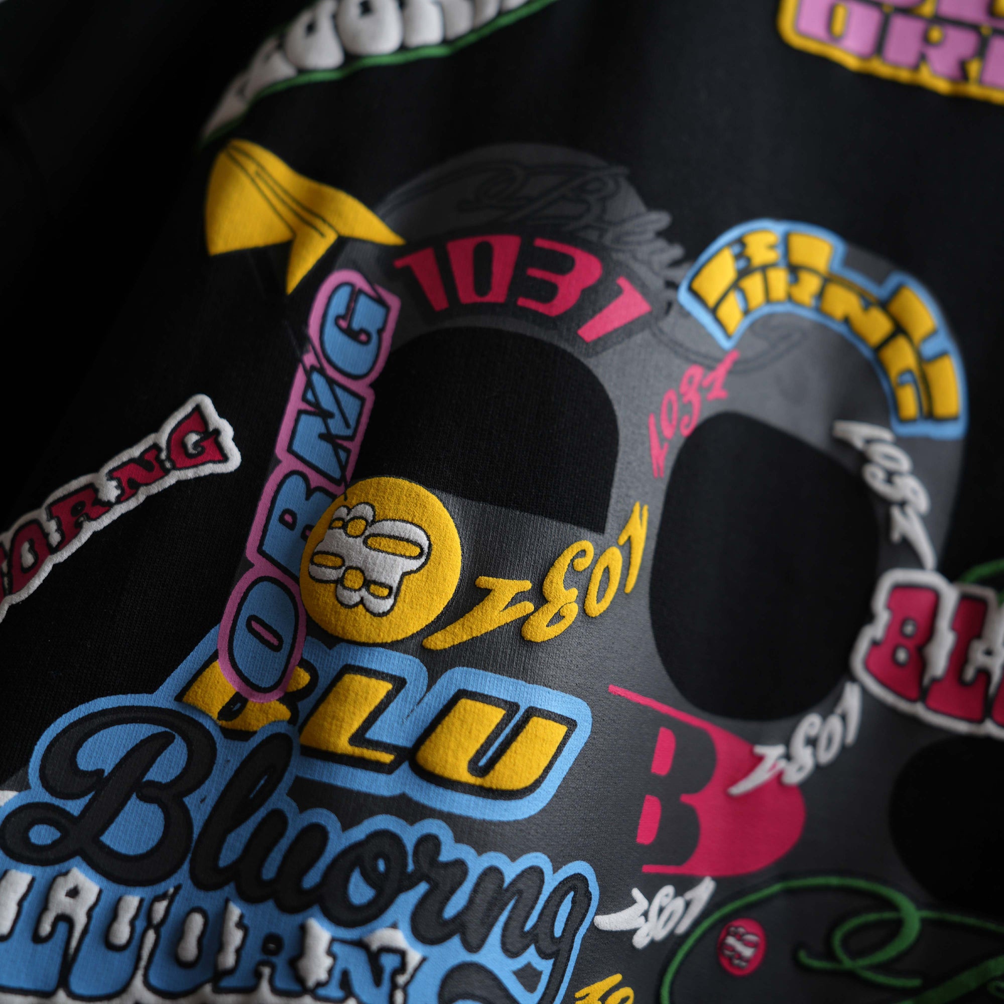 Black Sticker Slap T-Shirt