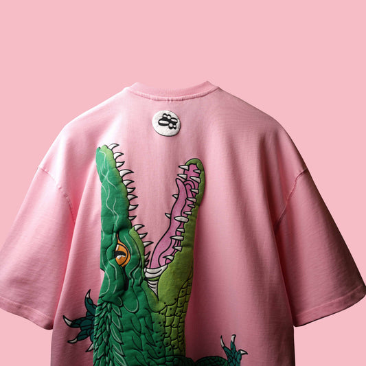 PINK LACOSTLIER T-SHIRT