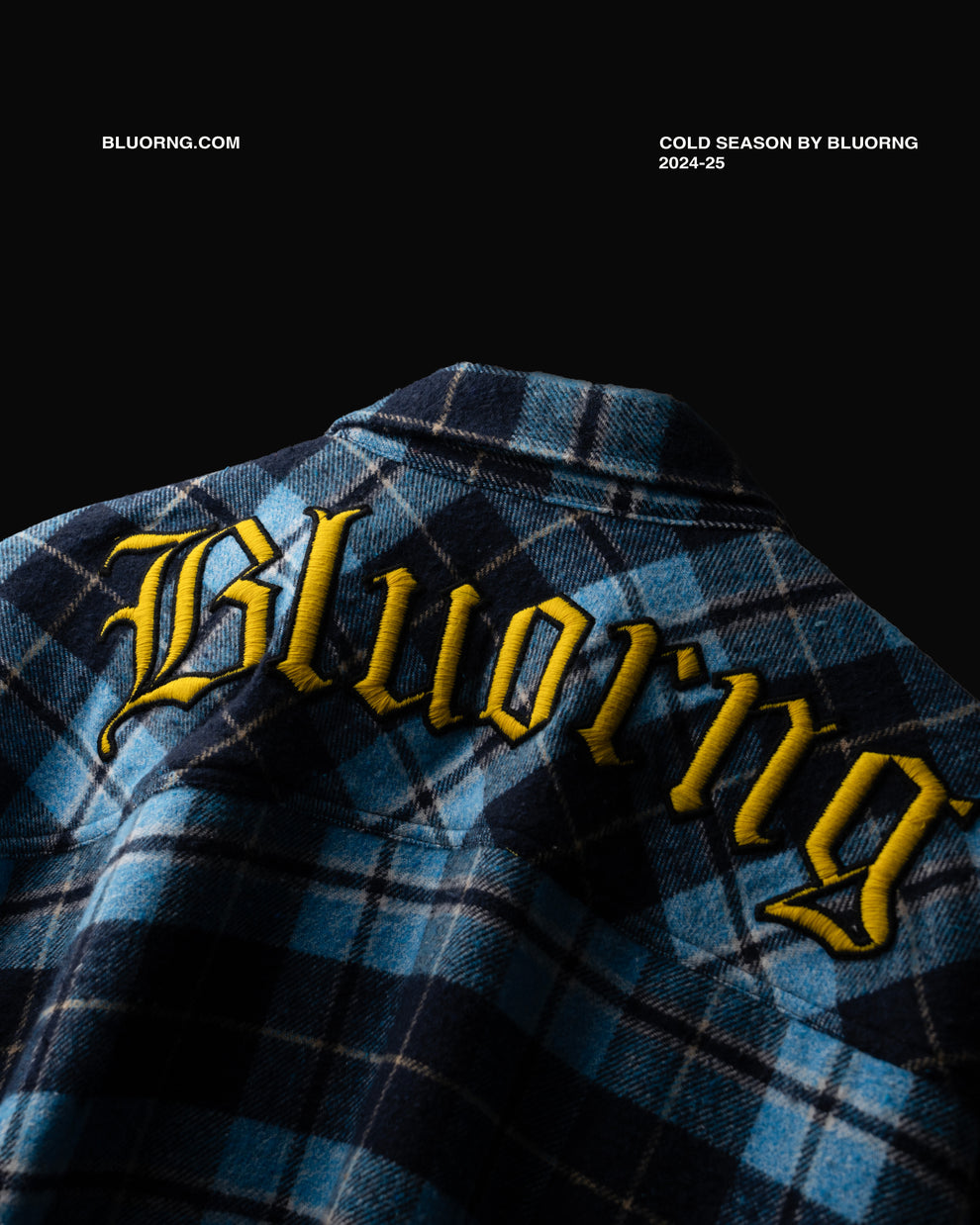 SKYFALL PLAID SHIRT - Premium Unisex Shirt – BLUORNG