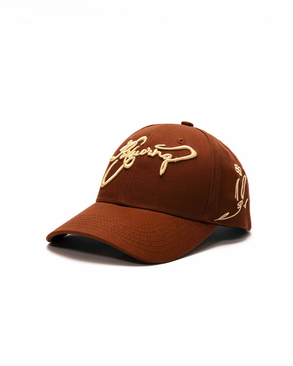 Rust And Beige Cap