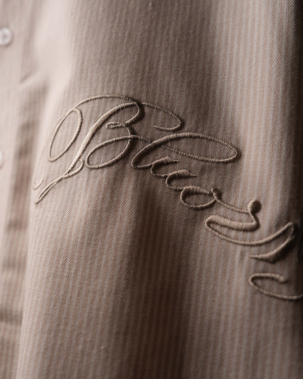Blank Signature Shirt with Embroidered Front Branding