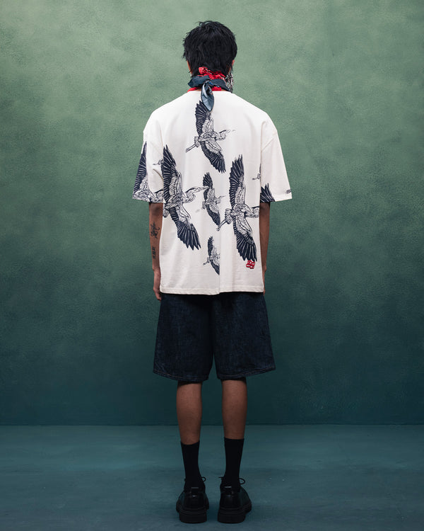Beige Heron T-Shirt