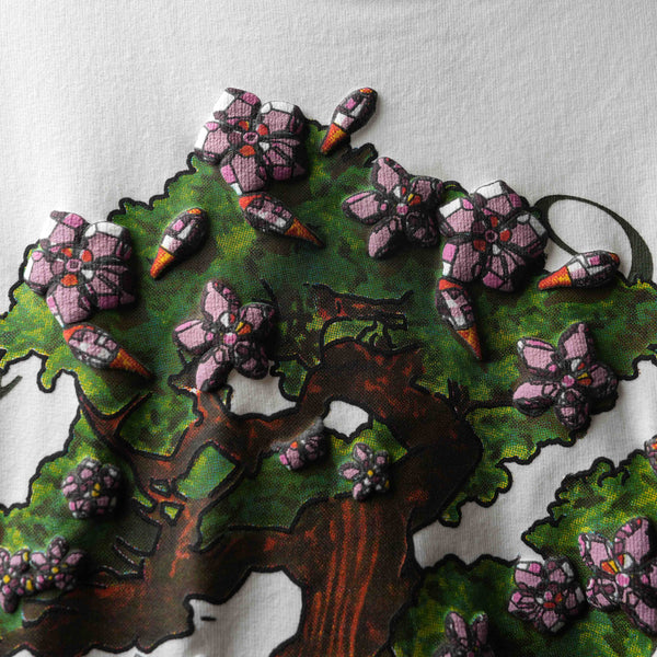 White Bonsai Relic Printed T-Shirt