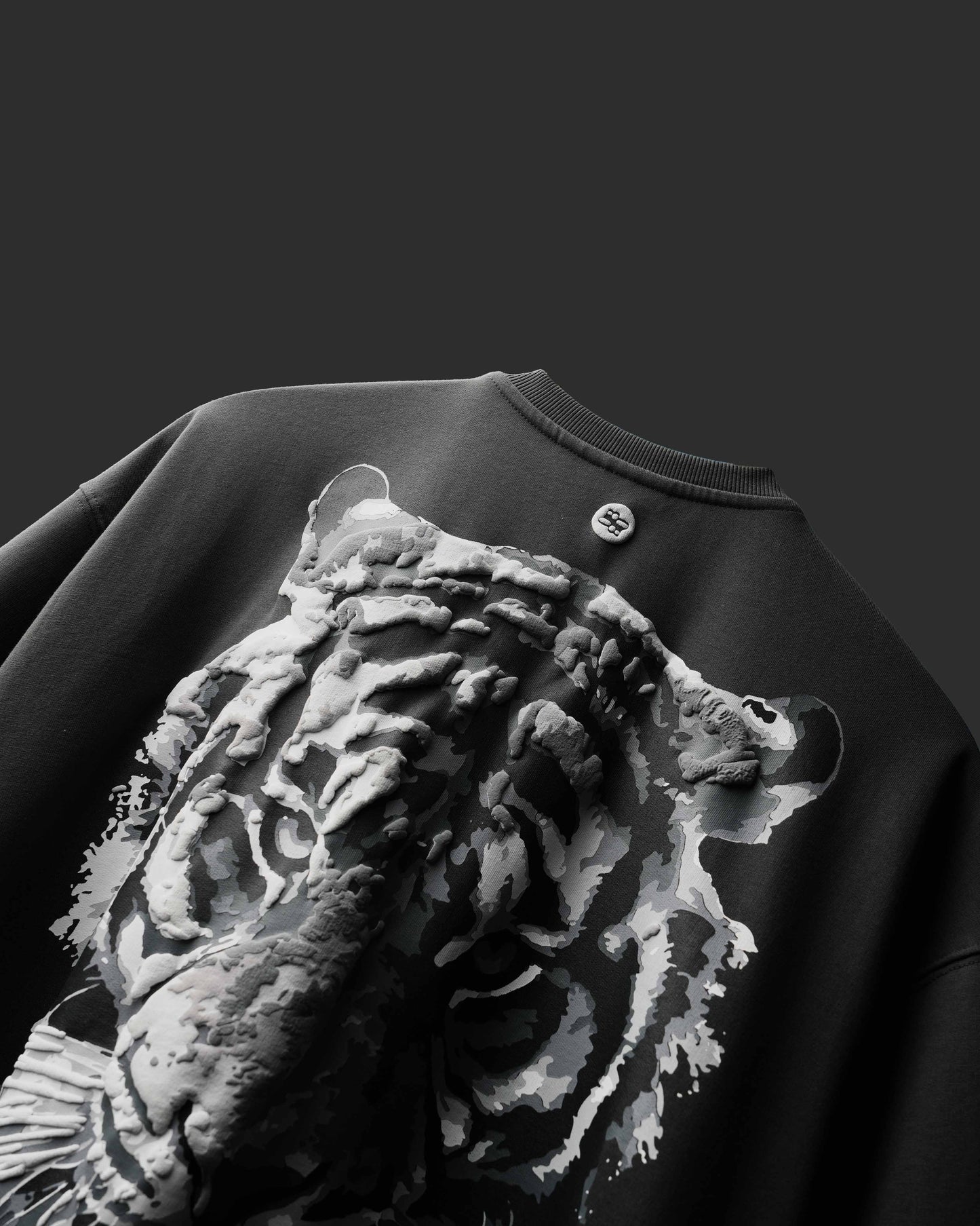 Grey Tiger T-Shirt - Animal Print