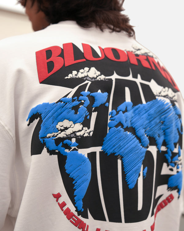 Luxury oversized white t-shirt