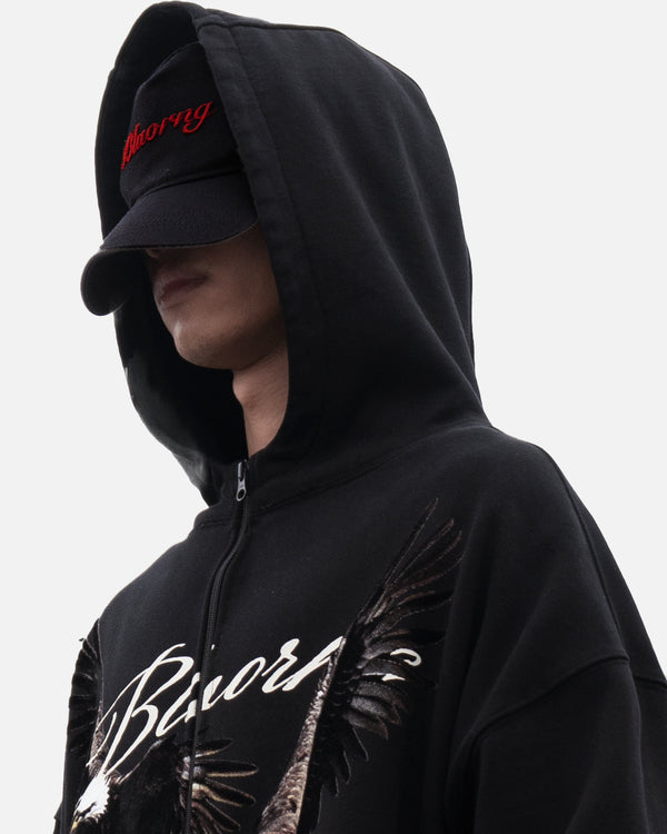 Claw Stoop Zipper Hoodie