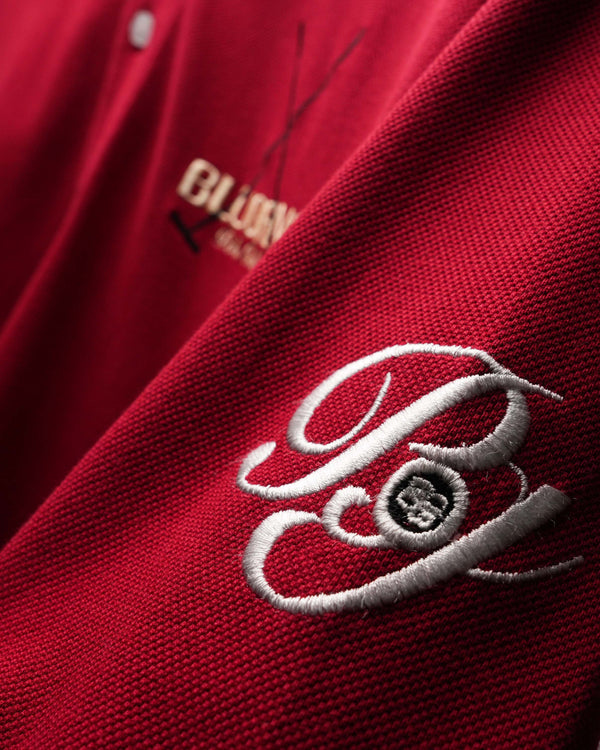 Rush Red Saddle League Polo T-Shirt