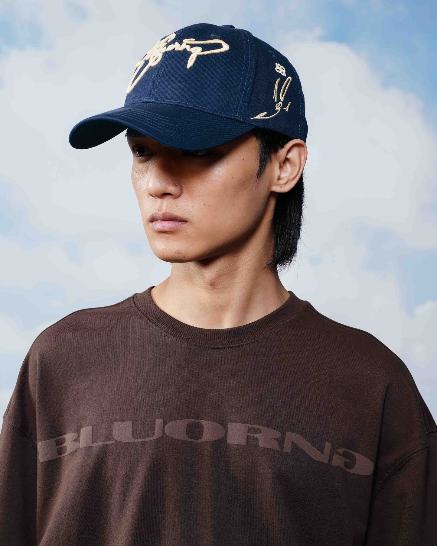 Espresso brown cotton terry t shirt