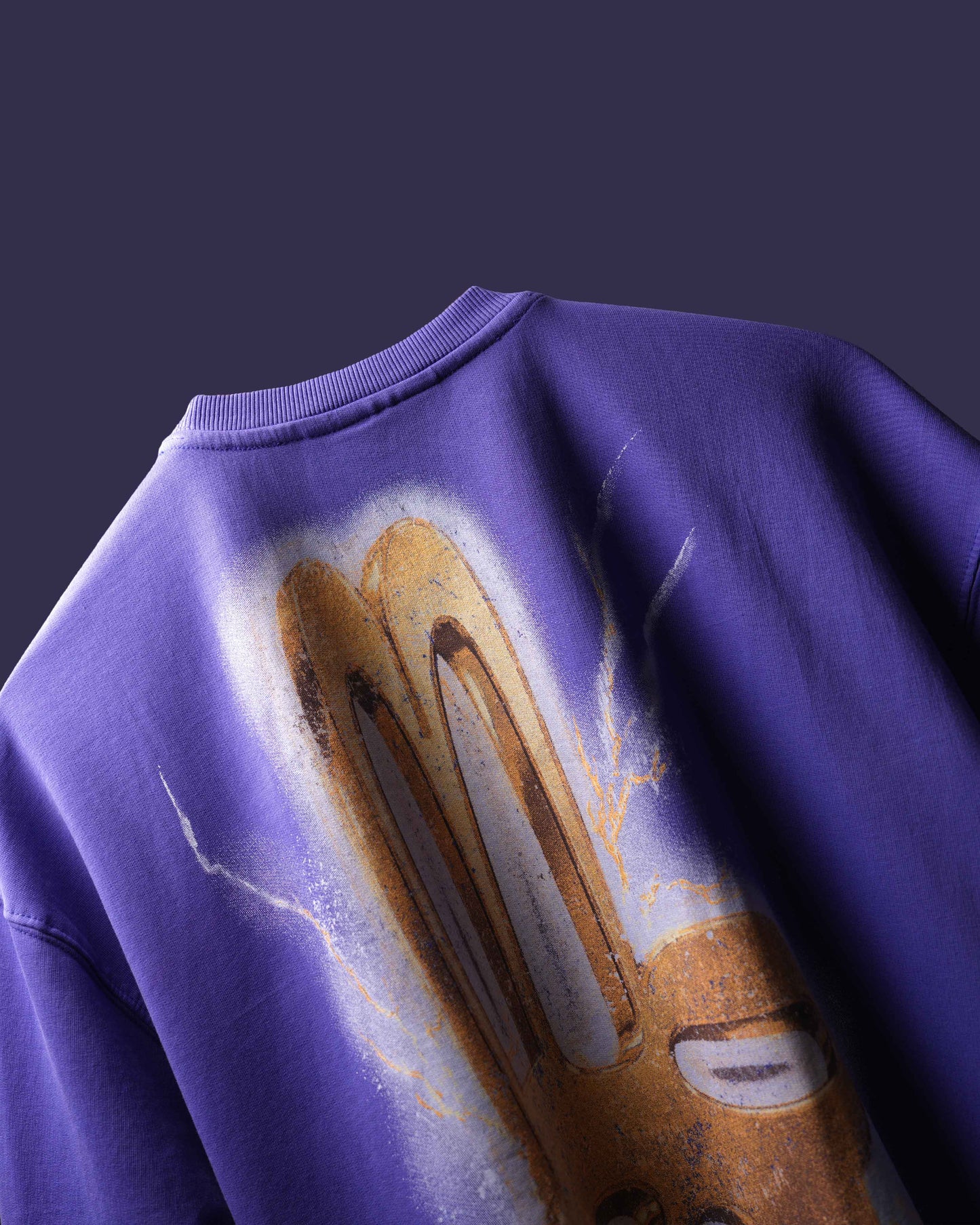 Purple Static Fury Washed T-Shirt