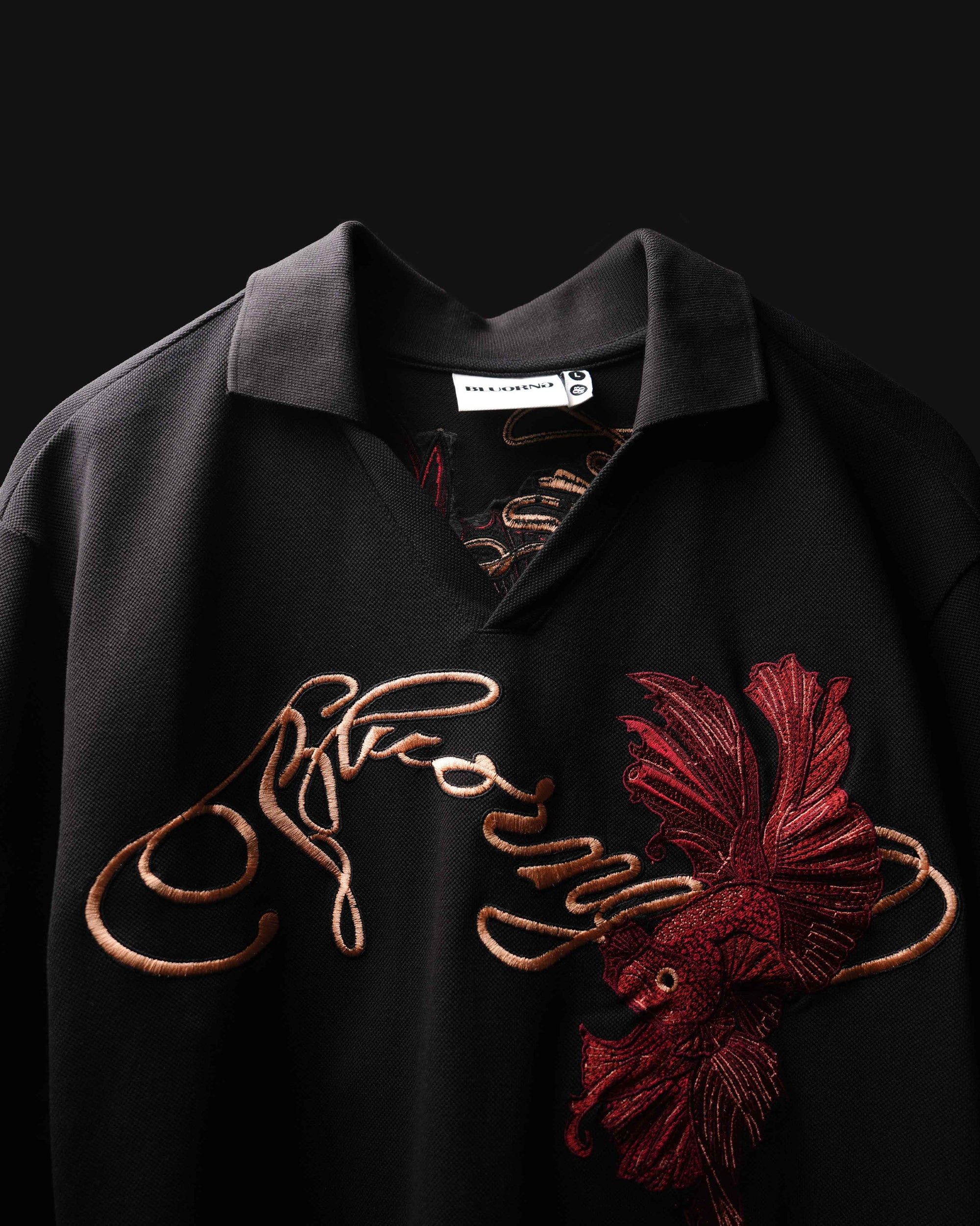 Crimson Betta Polo T-Shirt
