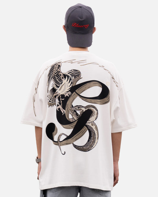 WHITE SERPENT BATTLE T-SHIRT