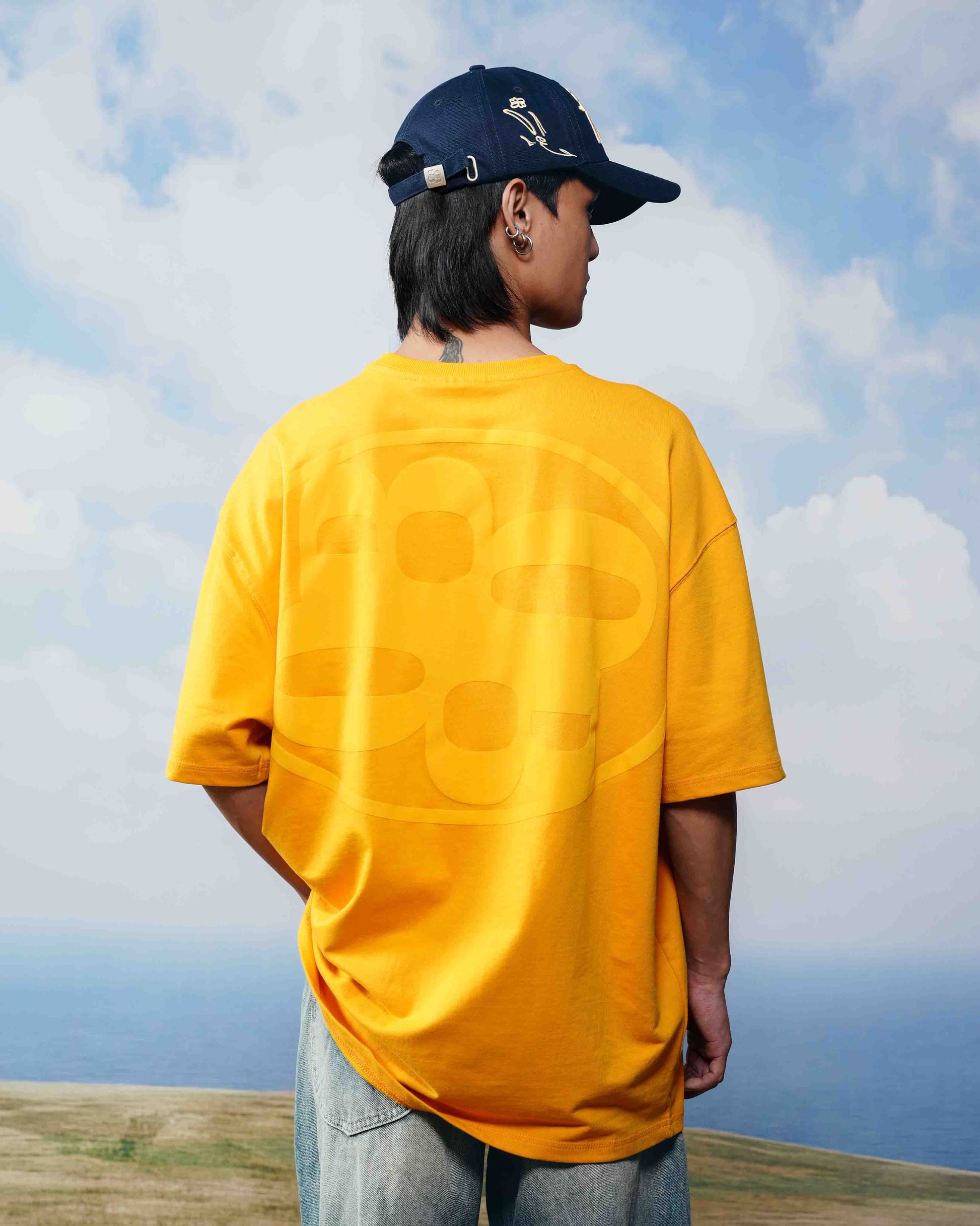 Ochre oversized t shirt streetwear