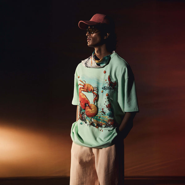 Mint Gold Digger Half Sleeve T-Shirt