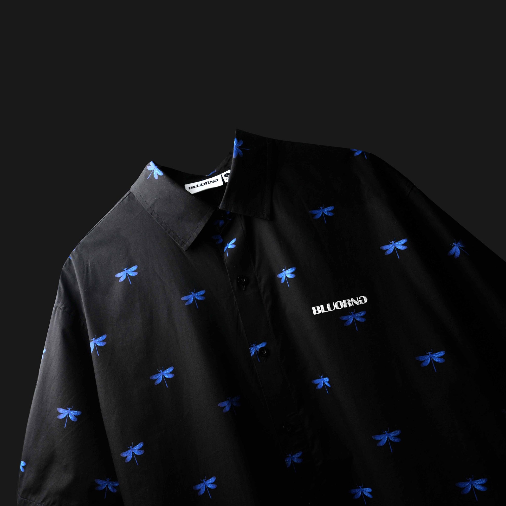BLACK DRAGONFLY SHIRT - Black Premium Shirt